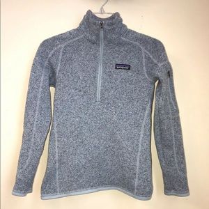 Patagonia Blue Better Sweater 1/4 zip XXS